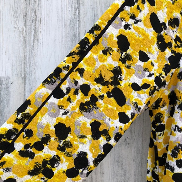 H&M Yellow and Black Patterned Dress - Picture 11 of 11